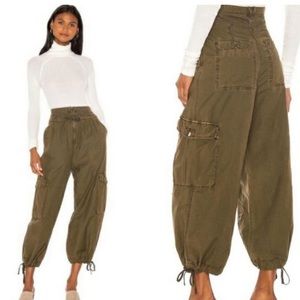 Navy blue free people cargo pant